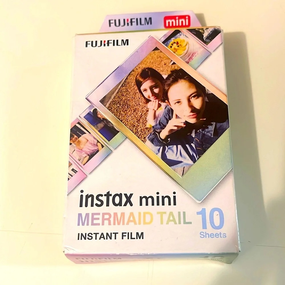 5/$25 FULIFILM instacart mini Mermaid Tail Instant Film BNIB